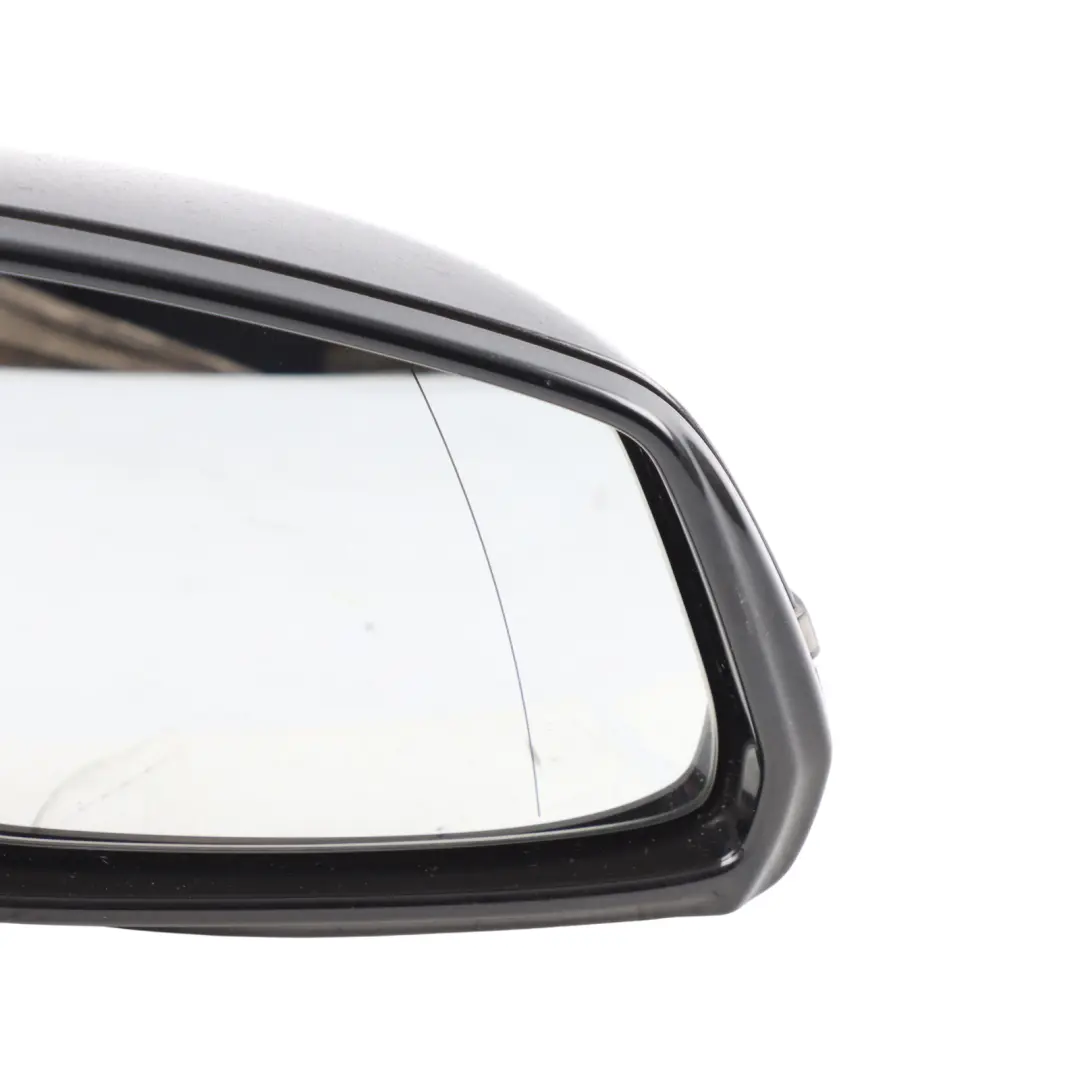 BMW F10 F11 LCI Wing Mirror Outside Heated Door Right O/S Black - SKU RHD-7350646-BLK - Part number 7350646