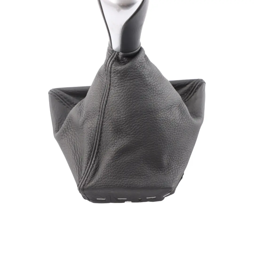 BMW 5 F10 F11 Gear Shift Lever Knob Leather Gaiter Cover Perlglanz Chrome - SKU RHD-7599517-1 - Part number 7599517