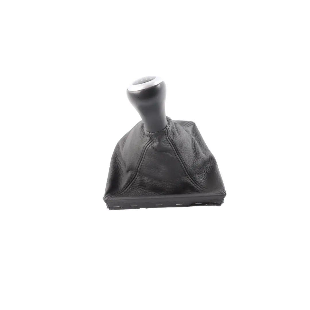 BMW 5 F10 F11 Gear Shift Lever Knob Leather Gaiter Cover Perlglanz Chrome - SKU RHD-7599517-1 - Part number 7599517