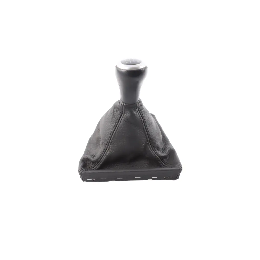 BMW 5 F10 F11 Gear Shift Lever Knob Leather Gaiter Cover Perlglanz Chrome - SKU RHD-7599517-2 - Part number 7599517