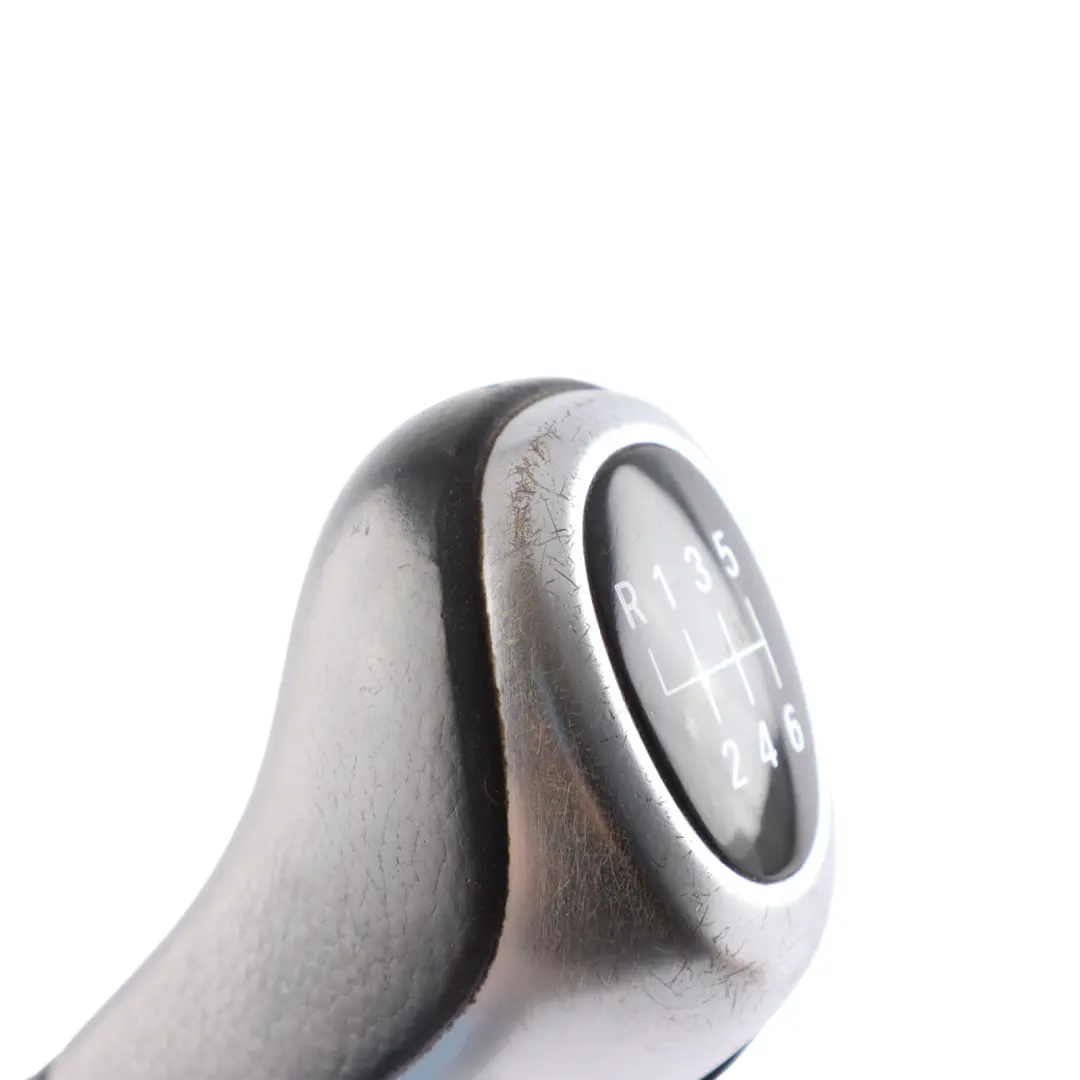 BMW 5 F10 F11 Gear Shift Lever Knob Leather Gaiter Cover Perlglanz Chrome - SKU RHD-7599517-2 - Part number 7599517