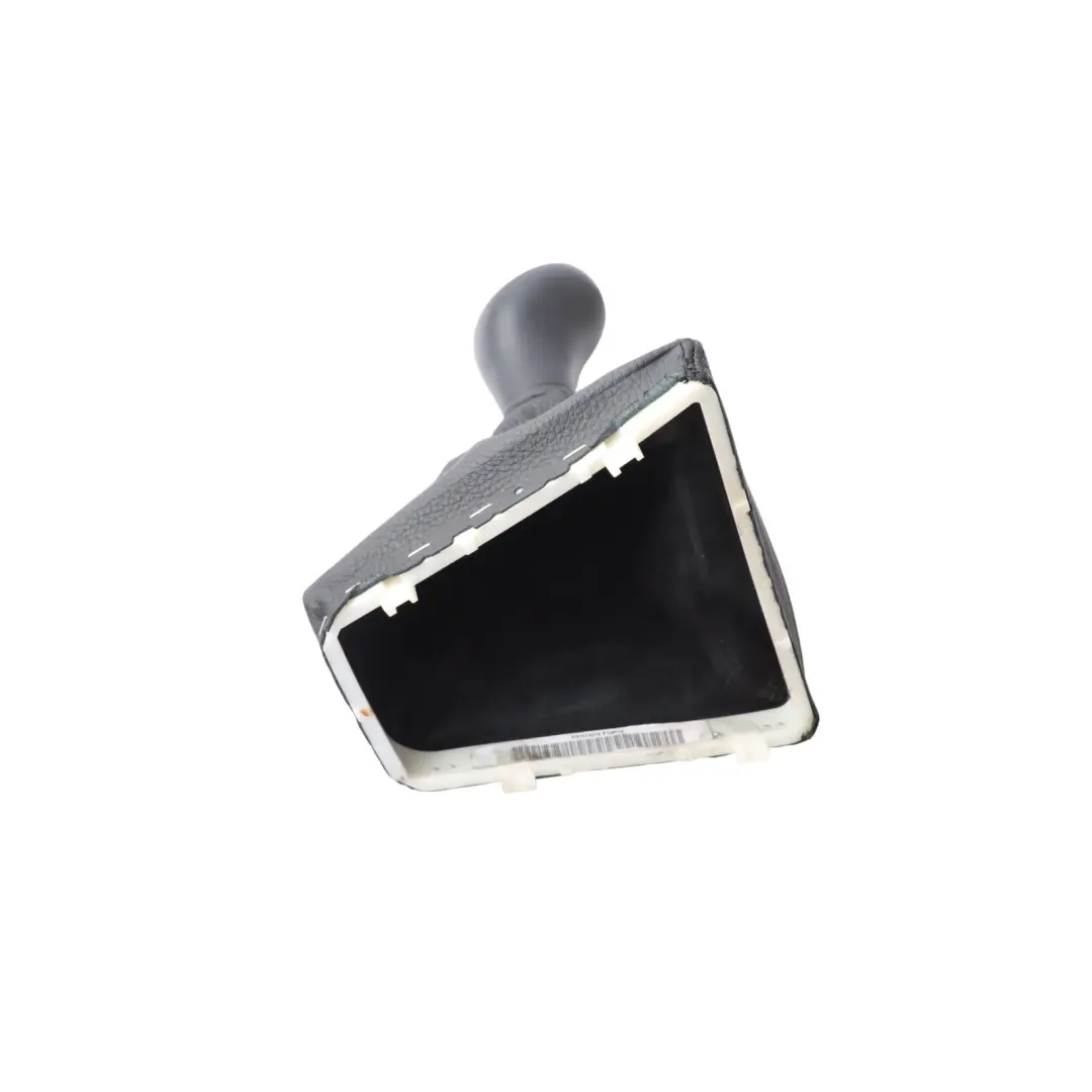 BMW 5 F10 F11 Gear Shift Lever Knob Leather Gaiter Cover Perlglanz Chrome - SKU RHD-7599517-2 - Part number 7599517