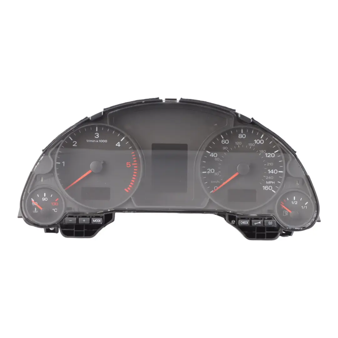 Instrument Cluster Speedometer Clocks Diesel Engine to Audi A4 B7 Cabrio with Part number 8H0920951D Audi A4 B7 Cabrio Instrument Cluster Speedometer Clocks Diesel Engine - SKU RHD-8H0920951D - Part number 8H0920951D