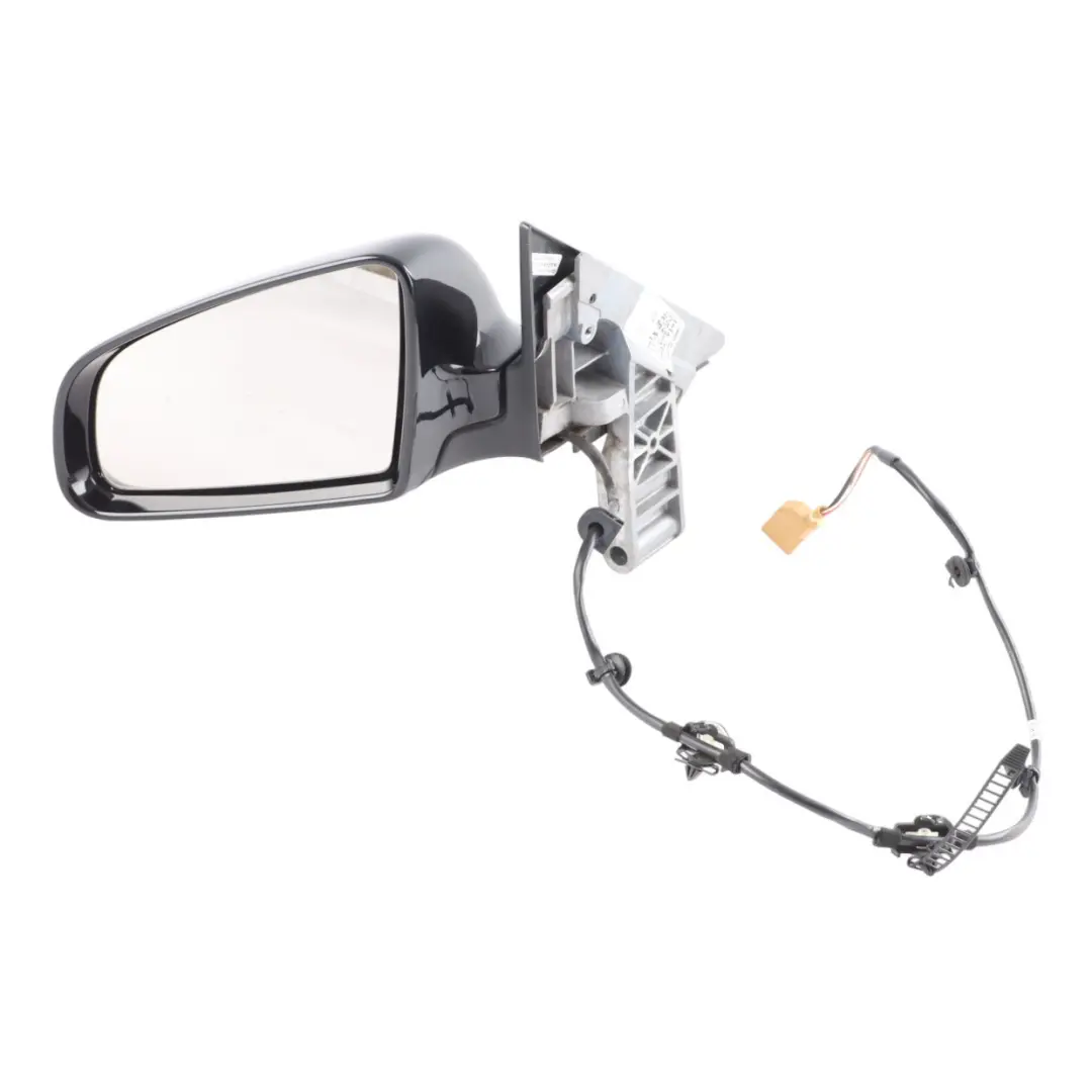 Audi A4 B7 Door Wing Mirror Outside Left N/S Brilliant Black Metallic - Y9B - SKU RHD-8H2858531E-BBL - Part number 8H2858531E