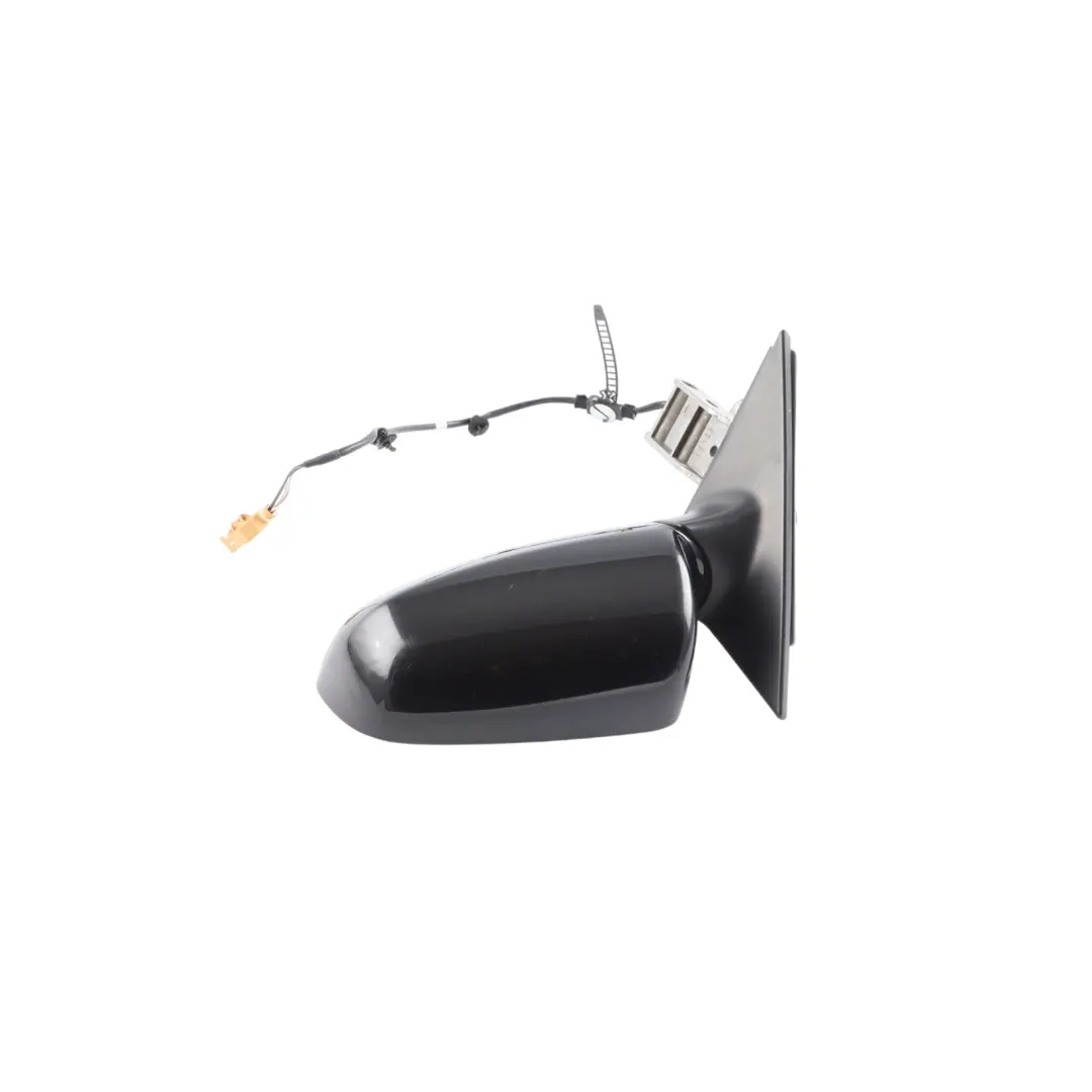 Audi A4 B7 Door Wing Mirror Outside Left N/S Brilliant Black Metallic - Y9B - SKU RHD-8H2858531E-BBL - Part number 8H2858531E