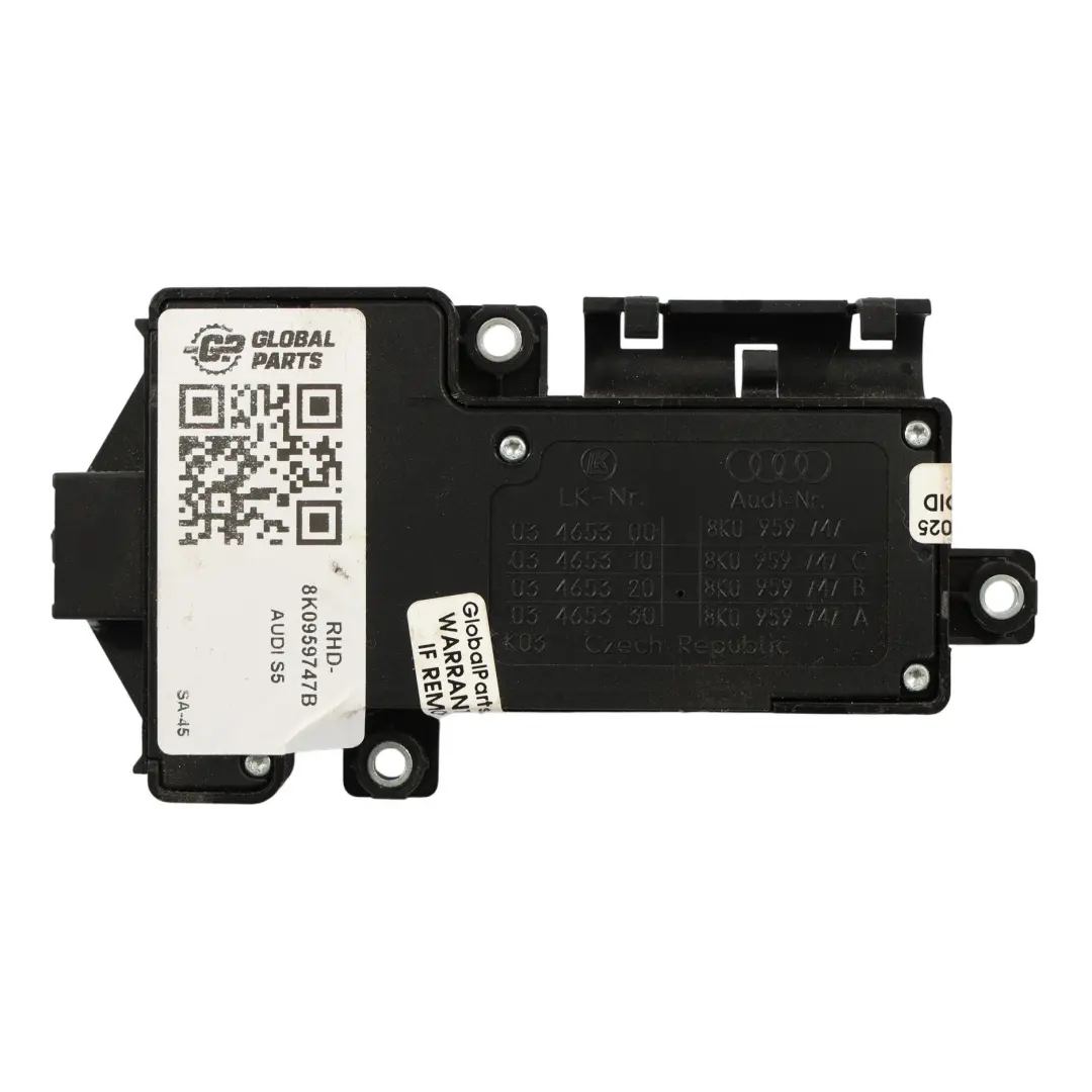 Switch Regulation Control Front Left N/S to Audi A5 8T A7 4G Q5 8R Seat with Part number 8K0959747B Audi A5 8T A7 4G Q5 8R Seat Switch Regulation Control Front Left N/S - SKU 8K0959747B - Part number 8K0959747B