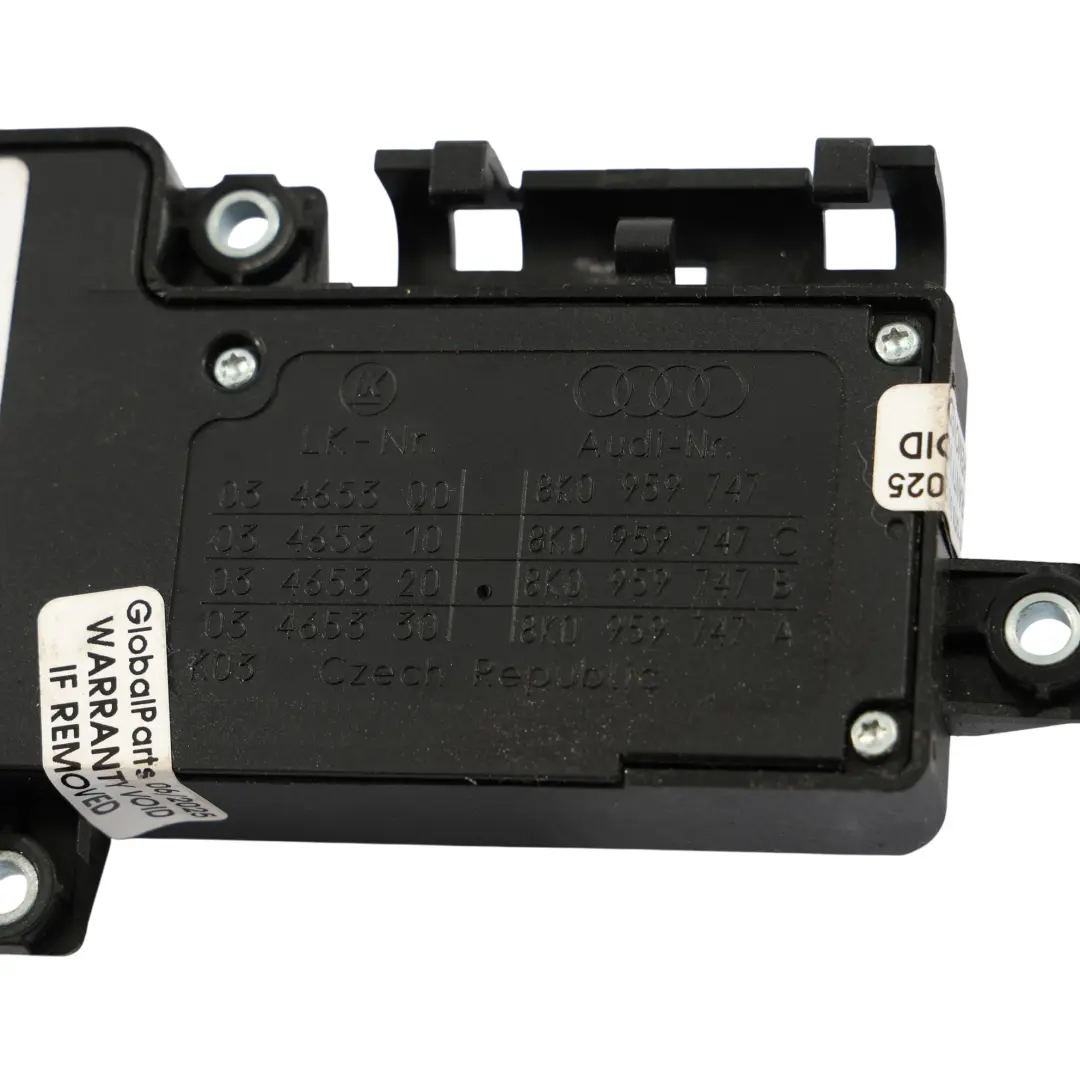 Switch Regulation Control Front Left N/S to Audi A5 8T A7 4G Q5 8R Seat with Part number 8K0959747B Audi A5 8T A7 4G Q5 8R Seat Switch Regulation Control Front Left N/S - SKU 8K0959747B - Part number 8K0959747B