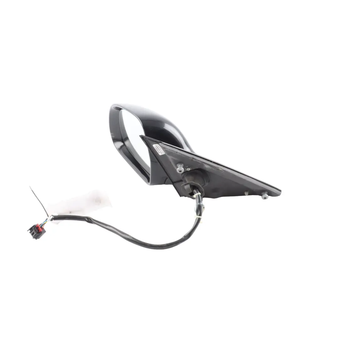 Door Mirror Wing Power Fold Left N/S Brilliant Black LZ9Y to Audi A4 B8 with Part number 8K2857409F Audi A4 B8 Door Mirror Wing Power Fold Left N/S Brilliant Black LZ9Y - SKU RHD-8K2857409F-BBL - Part number 8K2857409F