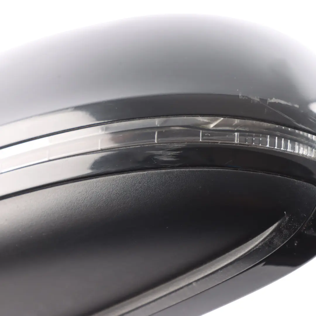 Audi A4 B8 Door Mirror Wing Power Fold Left N/S Brilliant Black LZ9Y - SKU RHD-8K2857409F-BBL - Part number 8K2857409F