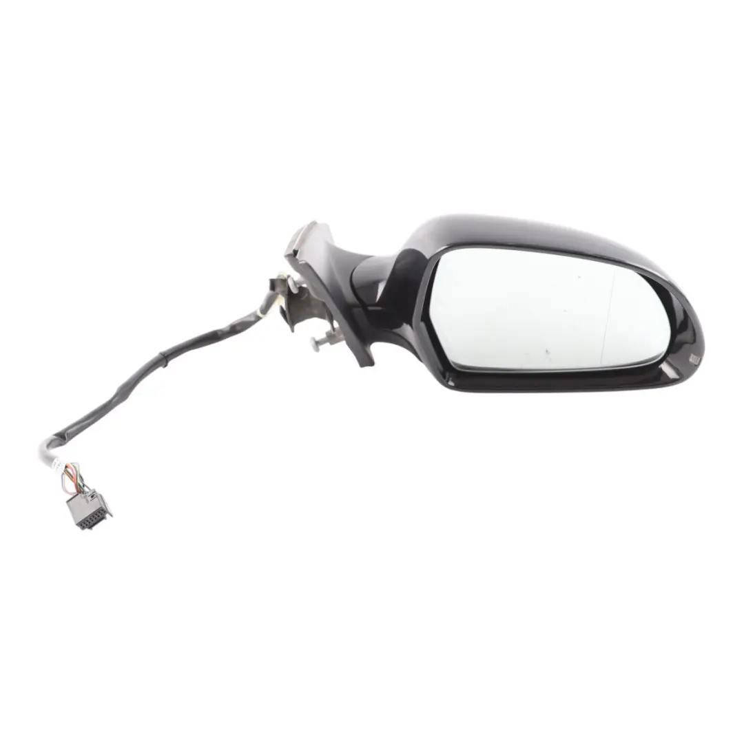 Door Mirror Wing Power Fold Right O/S Brilliant Black LZ9Y to Audi A4 B8 with Part number 8K2857410F Audi A4 B8 Door Mirror Wing Power Fold Right O/S Brilliant Black LZ9Y - SKU RHD-8K2857410F-BBL - Part number 8K2857410F