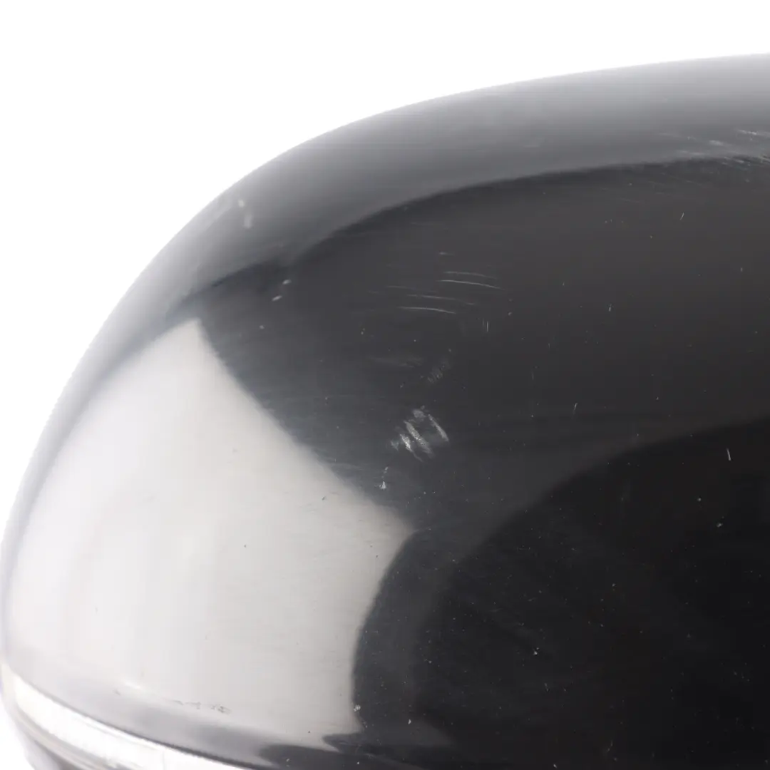 Audi A4 B8 Door Mirror Wing Power Fold Right O/S Brilliant Black LZ9Y - SKU RHD-8K2857410F-BBL - Part number 8K2857410F