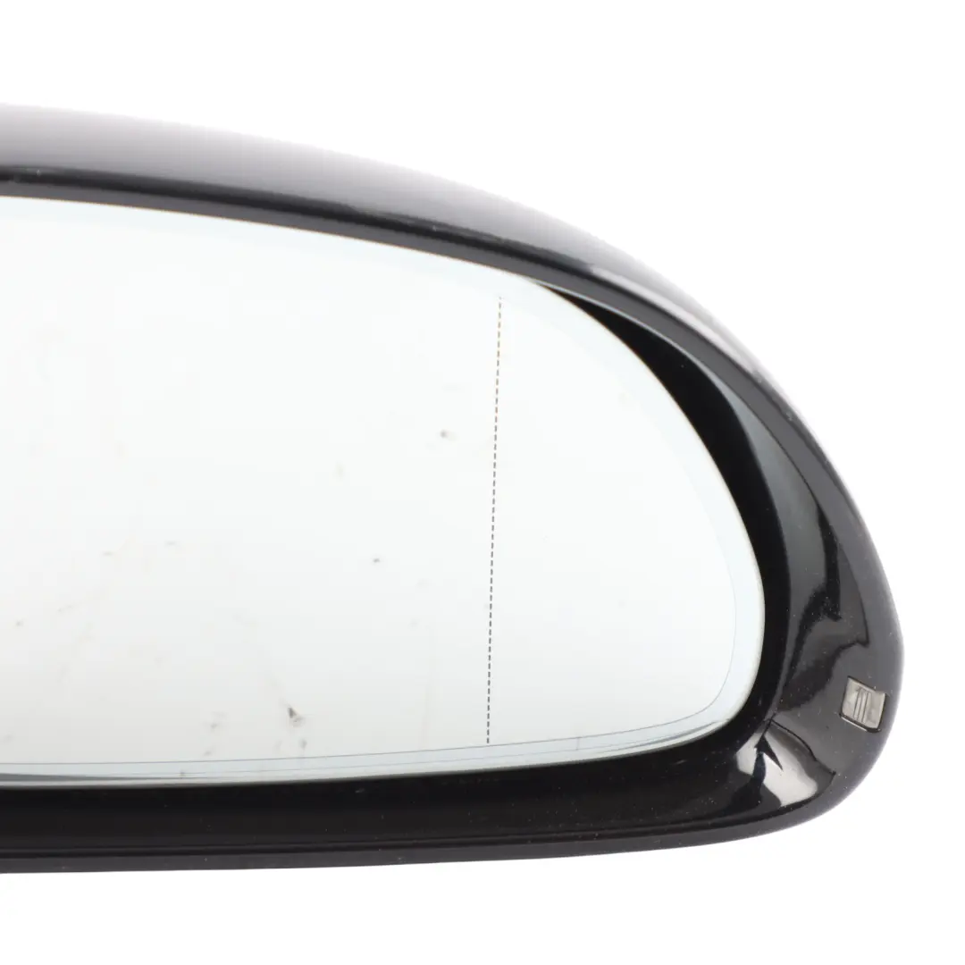 Audi A4 B8 Door Mirror Wing Power Fold Right O/S Brilliant Black LZ9Y - SKU RHD-8K2857410F-BBL - Part number 8K2857410F