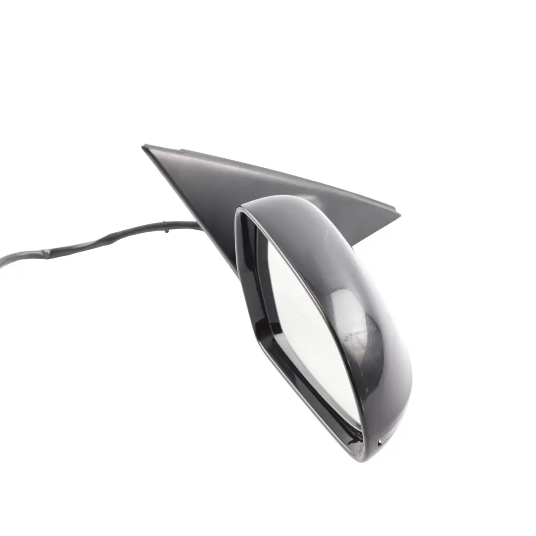 Audi A4 B8 Door Mirror Wing Power Fold Right O/S Brilliant Black LZ9Y - SKU RHD-8K2857410F-BBL - Part number 8K2857410F