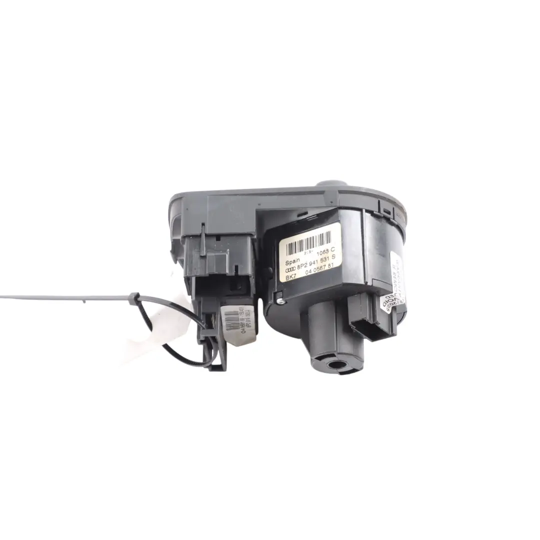 Audi A3 8P Lamp Headlight Dashboard Control Switch Panel Right O/S - SKU RHD-8P2941531S - Part number 8P2941531S