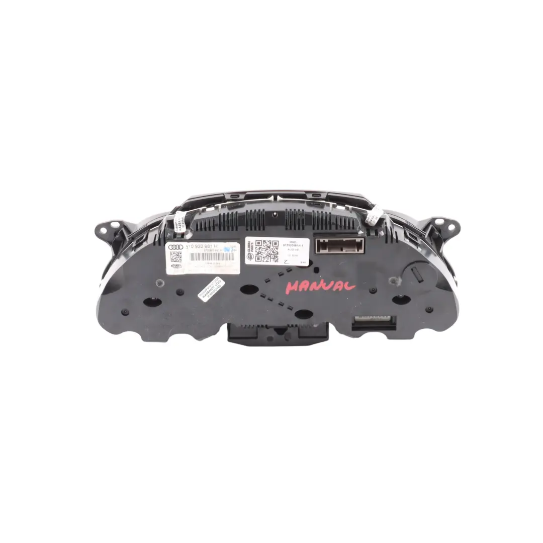 Audi A5 8T Petrol Instrument Cluster Speedo Clocks Manual Gearbox - SKU RHD-8T0920981H-1 - Part number 8T0920981H