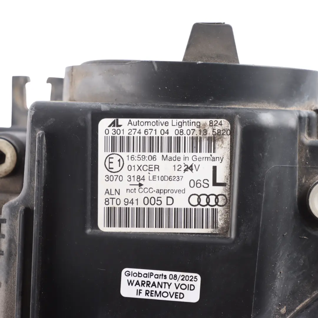 Audi A5 8T Front Headlight Headlamp Xenon Left N/S - SKU RHD-8T0941043D - Part number 8T0941043D