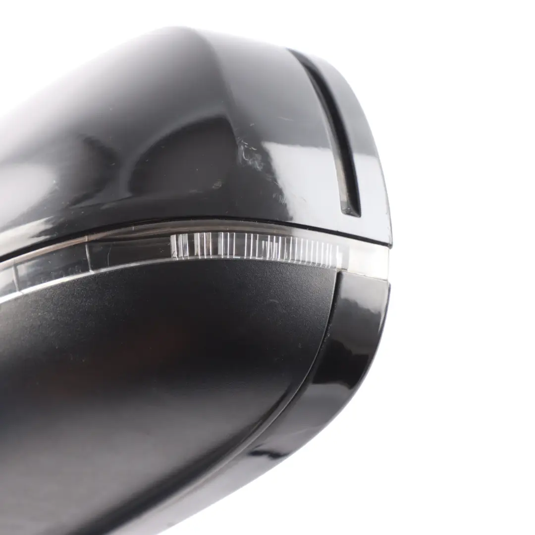 Audi A5 8T Front Mirror Wing Door Electric Left N/S Brilliant Black - Y9B - SKU RHD-8T2857409AF-BBL - Part number 8T2857409AF
