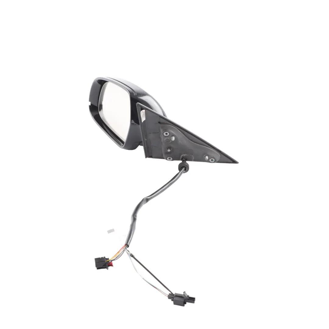 Audi A5 8T Front Mirror Wing Door Electric Left N/S Brilliant Black - Y9B - SKU RHD-8T2857409AF-BBL - Part number 8T2857409AF