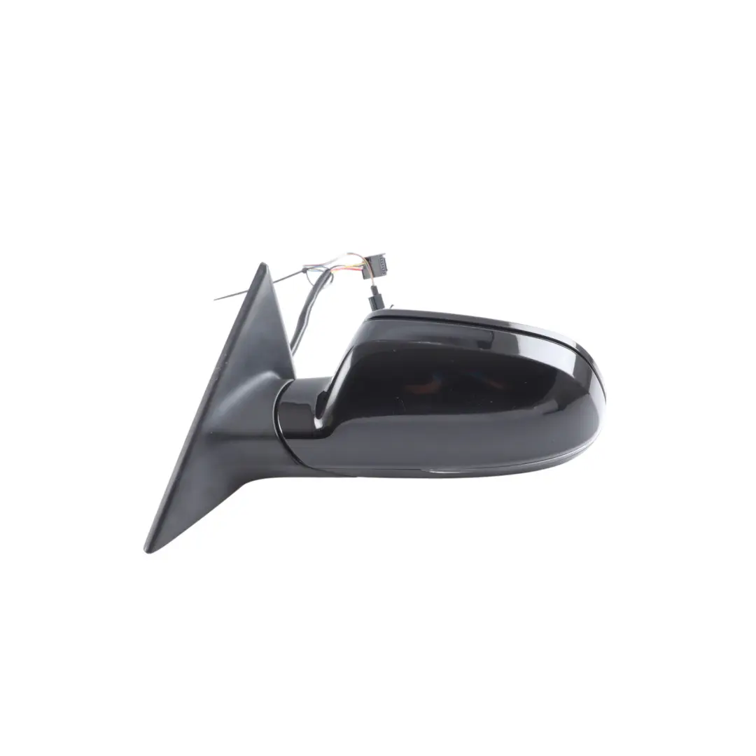 Audi A5 8T Front Mirror Wing Door Electric Left N/S Brilliant Black - Y9B - SKU RHD-8T2857409AF-BBL - Part number 8T2857409AF