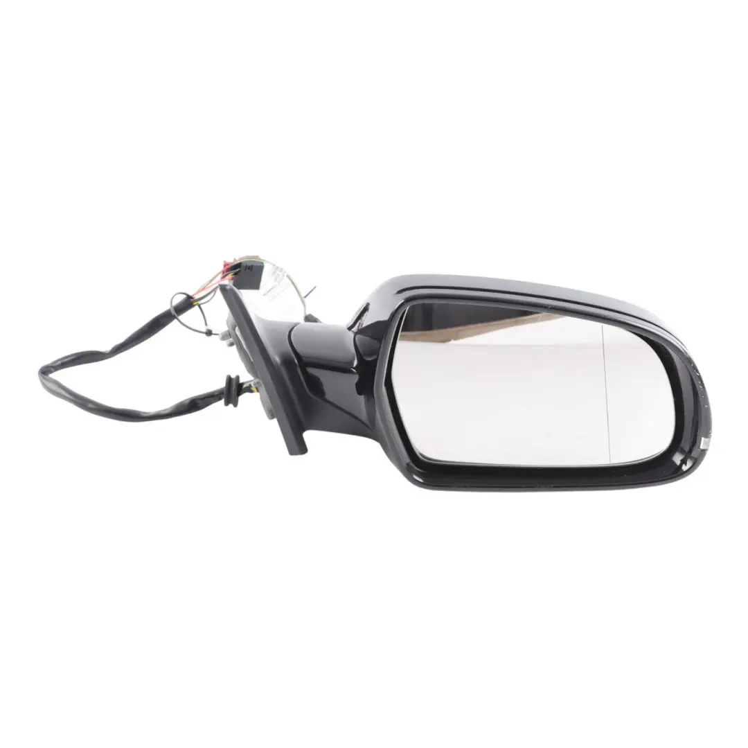 Audi A5 8T Front Mirror Wing Door Right O/S Brilliant Black Metallic - Y9B - SKU RHD-8T2857410AF-BBL - Part number 8T2857410AF