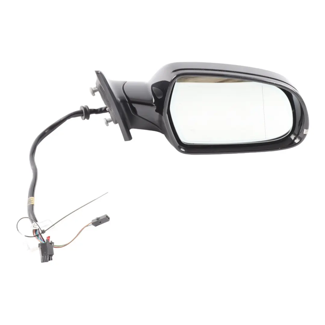 Audi A5 8T Side Wing Mirror Electric Right O/S Brilliant Black Metallic - Y9B - SKU RHD-8T2857410AJ-BBL - Part number 8T2857410AJ