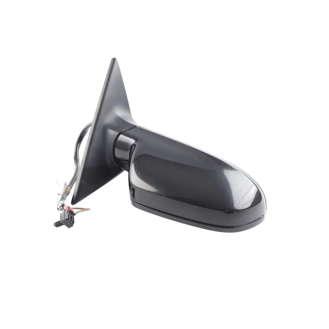 Audi A5 8T Side Wing Mirror Electric Right O/S Brilliant Black Metallic - Y9B - SKU RHD-8T2857410AJ-BBL - Part number 8T2857410AJ