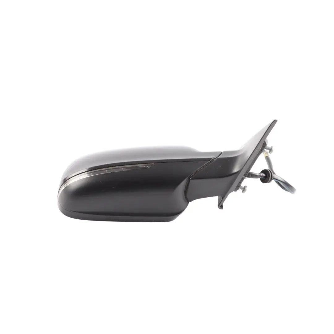 Audi A5 8T Side Wing Mirror Electric Right O/S Brilliant Black Metallic - Y9B - SKU RHD-8T2857410AJ-BBL - Part number 8T2857410AJ