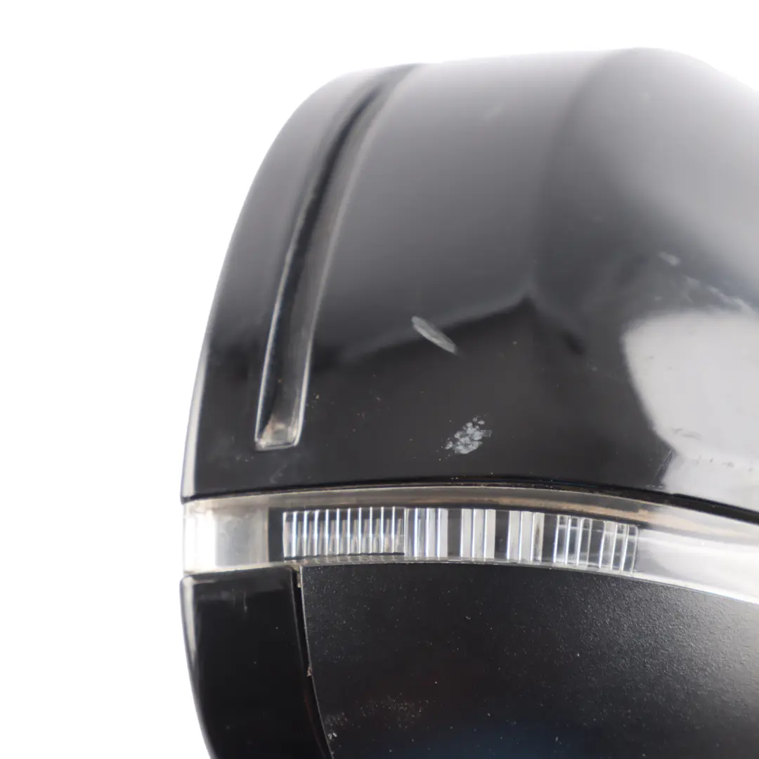 Audi A5 8T Side Wing Mirror Electric Right O/S Brilliant Black Metallic - Y9B - SKU RHD-8T2857410AJ-BBL - Part number 8T2857410AJ