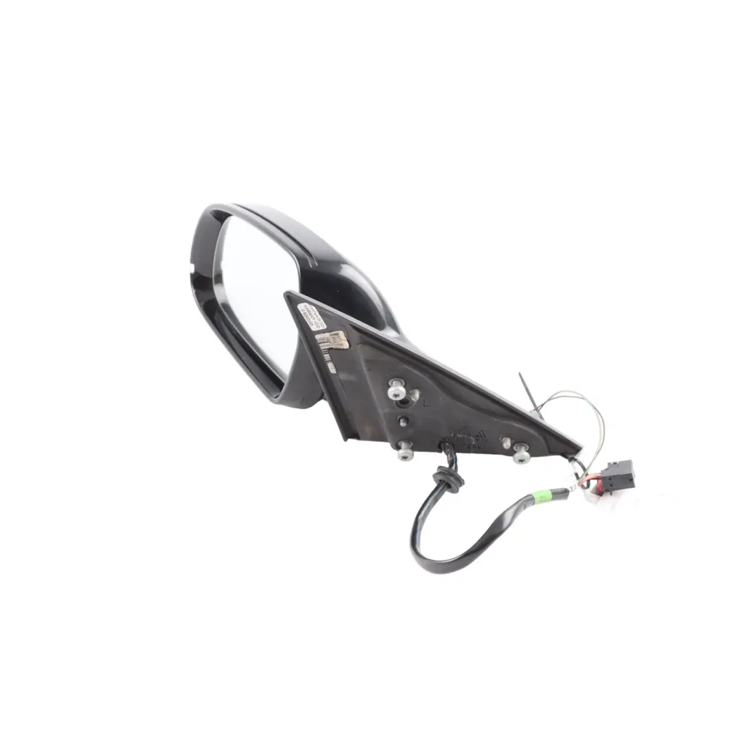 Wing Mirror Left Door N/S Outside Brilliant Black Metallic - Y9B to Audi A5 8T with Part number 8T8857409J Audi A5 8T Wing Mirror Left Door N/S Outside Brilliant Black Metallic - Y9B - SKU RHD-8T8857409J-BBL - Part number 8T8857409J