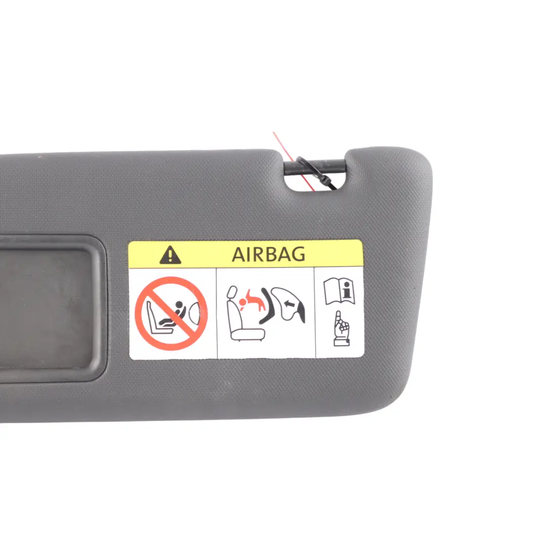 Sun Visor Sunvisor Mirror Panel Left N/S Black to Audi Q3 8U with Part number 8U2857551E Audi Q3 8U Sun Visor Sunvisor Mirror Panel Left N/S Black - SKU RHD-8U2857551E - Part number 8U2857551E