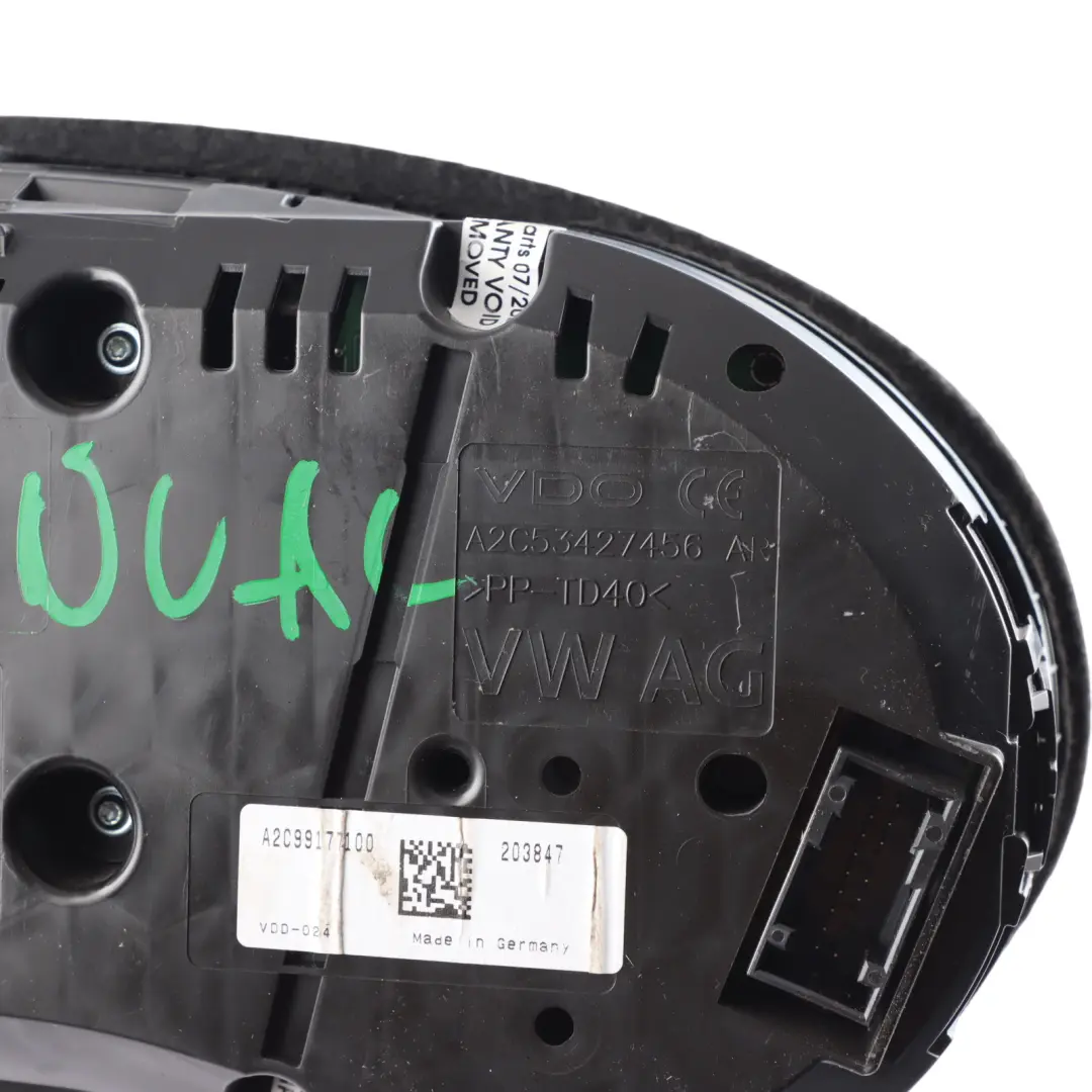 Instrument Cluster Diesel Speedometer Clocks Manual to Audi A3 8V with Part number 8V0920972L Audi A3 8V Instrument Cluster Diesel Speedometer Clocks Manual - SKU RHD-8V0920972L - Part number 8V0920972L