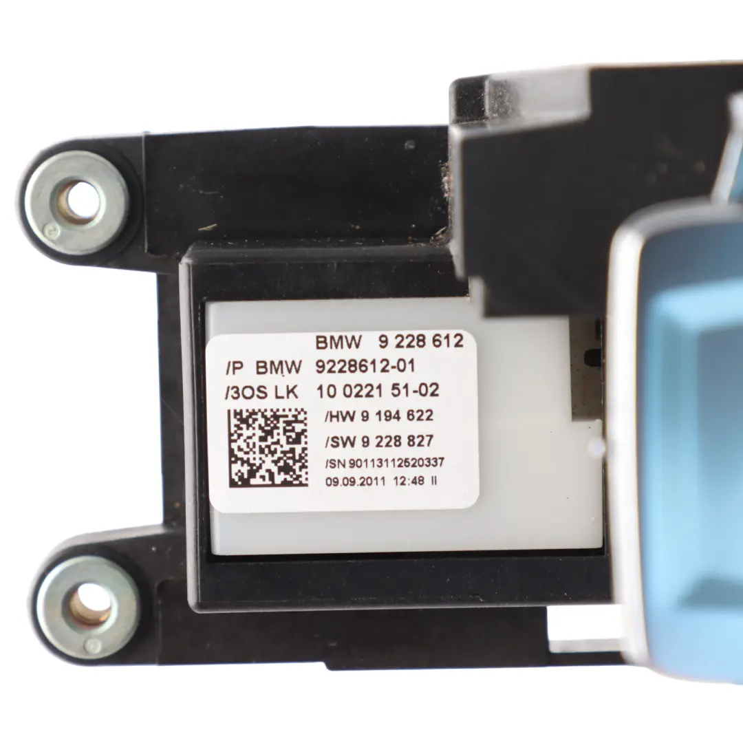 Shifting Steptronic Selector Unit to BMW X5 E70 X6 E71 Gear with Part number 9228612 BMW X5 E70 X6 E71 Gear Shifting Steptronic Selector Unit - SKU RHD-9228612-1 - Part number 9228612