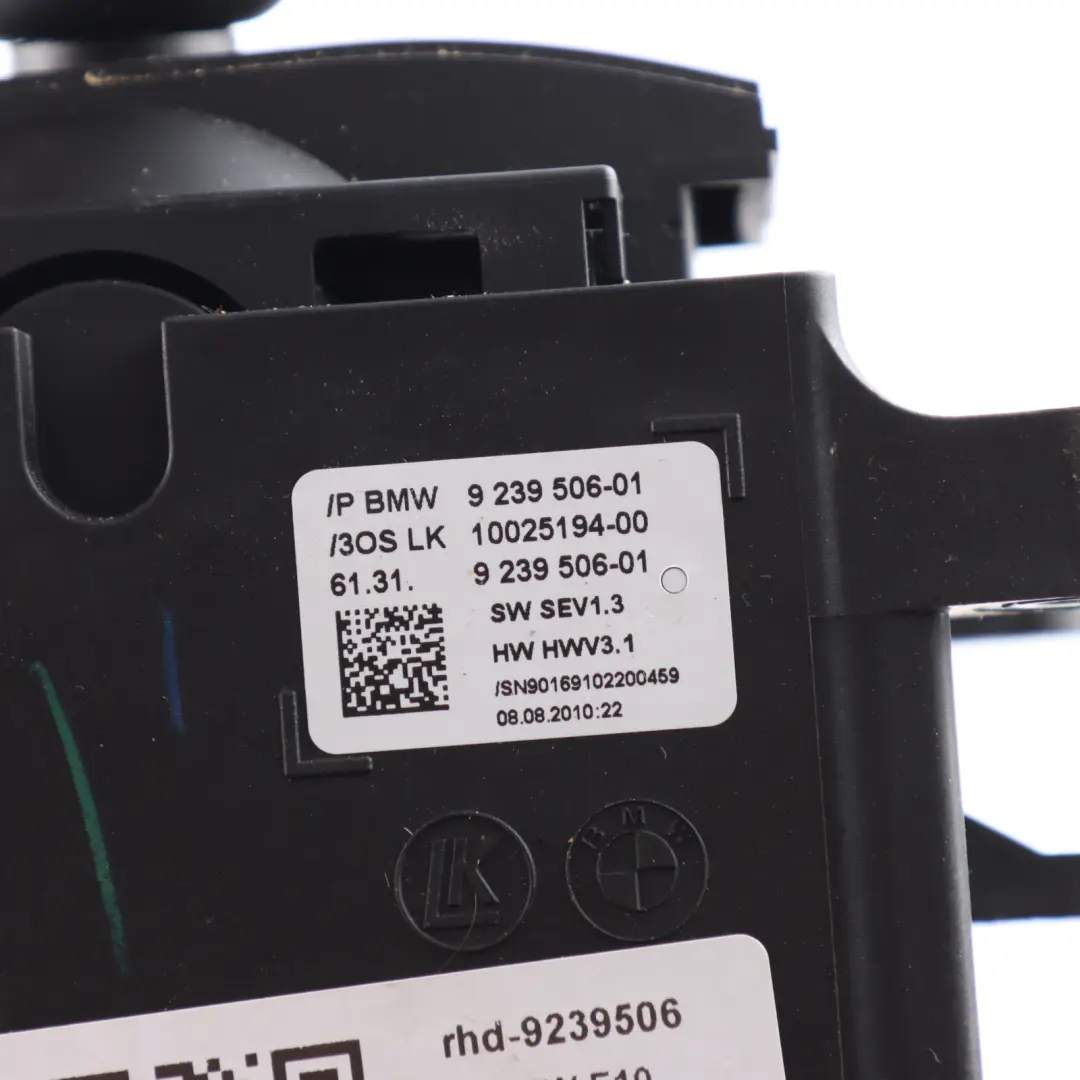Gearshift Gear Selector Switch Automatic Transmission to BMW F10 F11 with Part number 9239506 BMW F10 F11 Gearshift Gear Selector Switch Automatic Transmission - SKU RHD-9239506 - Part number 9239506