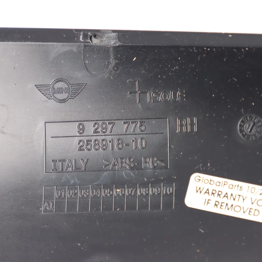 Dashboard Trim Mini F55 F56 Cover Decor Interior Panel Piano Black to with Part number 9297775 Dashboard Trim Mini F55 F56 Cover Decor Interior Panel Piano Black - SKU rhd-9297775 - Part number 9297775