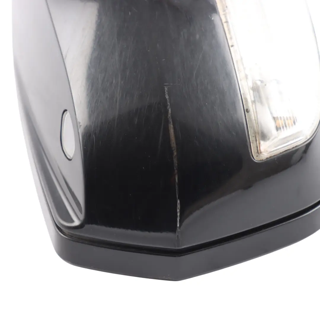 Mercedes W164 Wing Mirror Outside Left N/S Obsidian Black - 197 - SKU RHD-A1648102993-OB - Part number A1648102993