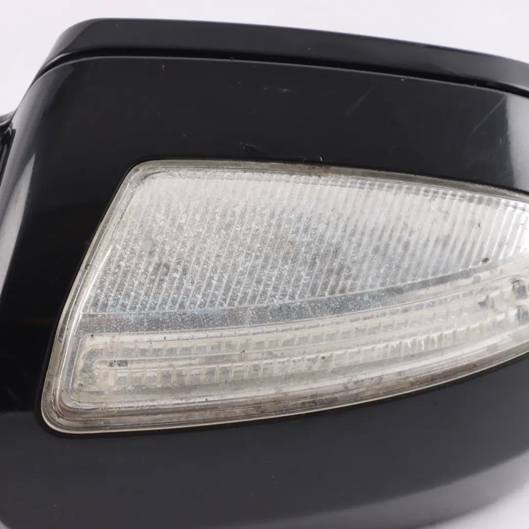 Mercedes W164 Wing Mirror Outside Left N/S Obsidian Black - 197 - SKU RHD-A1648102993-OB - Part number A1648102993