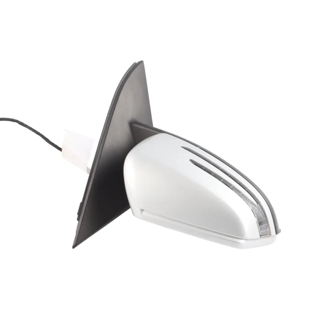 Wing Mirror Door Right O/S Outside Polar Silver Metallic - 761 to Mercedes W176 with Part number A1768100276 Mercedes W176 Wing Mirror Door Right O/S Outside Polar Silver Metallic - 761 - SKU rhd-A1768100276-PLS - Part number A1768100276