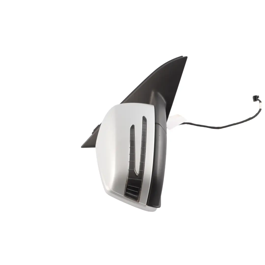Wing Mirror Door Right O/S Outside Polar Silver Metallic - 761 to Mercedes W176 with Part number A1768100276 Mercedes W176 Wing Mirror Door Right O/S Outside Polar Silver Metallic - 761 - SKU rhd-A1768100276-PLS - Part number A1768100276
