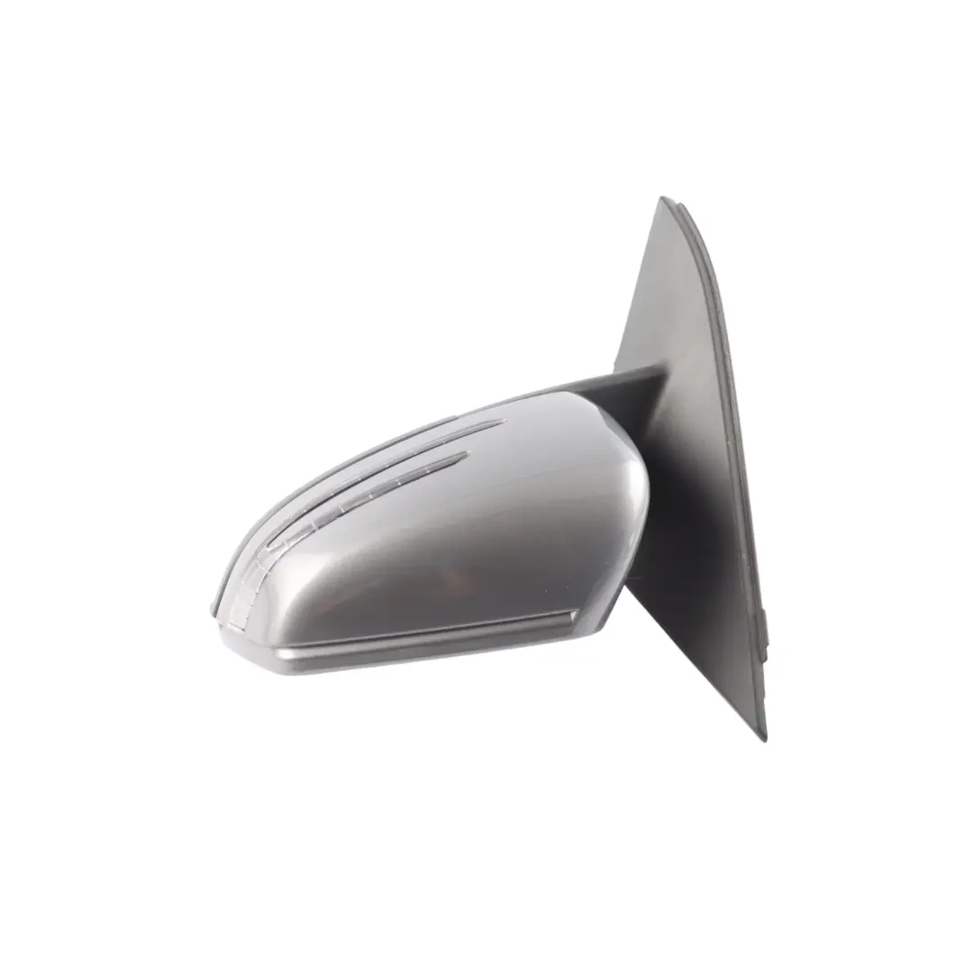 Wing Mirror Door Left N/S Power Fold Mountain Grey - 787 to Mercedes W176 with Part number A1768100376 Mercedes W176 Wing Mirror Door Left N/S Power Fold Mountain Grey - 787 - SKU RHD-A1768100376-MG - Part number A1768100376