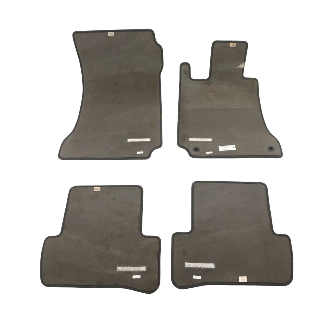 Floor Mats Set AMG Interior Front Rear Covers Black to Mercedes W204 with Part number A2046800448 Mercedes W204 Floor Mats Set AMG Interior Front Rear Covers Black - SKU RHD-A2046800448 - Part number A2046800448