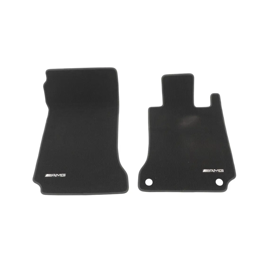 Floor Mats Set AMG Interior Front Rear Covers Black to Mercedes W204 with Part number A2046800448 Mercedes W204 Floor Mats Set AMG Interior Front Rear Covers Black - SKU RHD-A2046800448 - Part number A2046800448