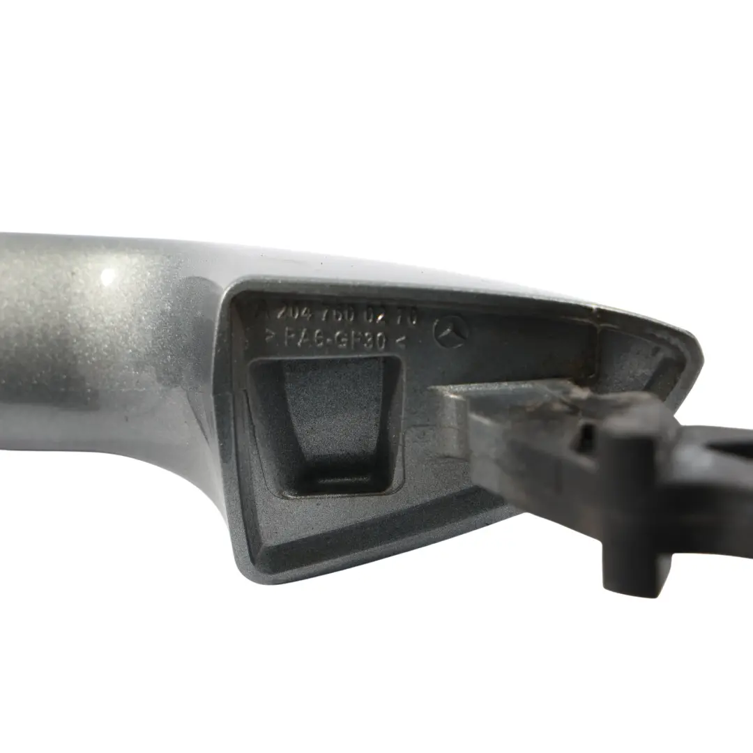 Front Grab Handle Door Right O/S Palladium Silver Metallic - 792 to Mercedes W204 with Part number A2047600270 Mercedes W204 Front Grab Handle Door Right O/S Palladium Silver Metallic - 792 - SKU RHD-A2047600270-PAL - Part number A2047600270