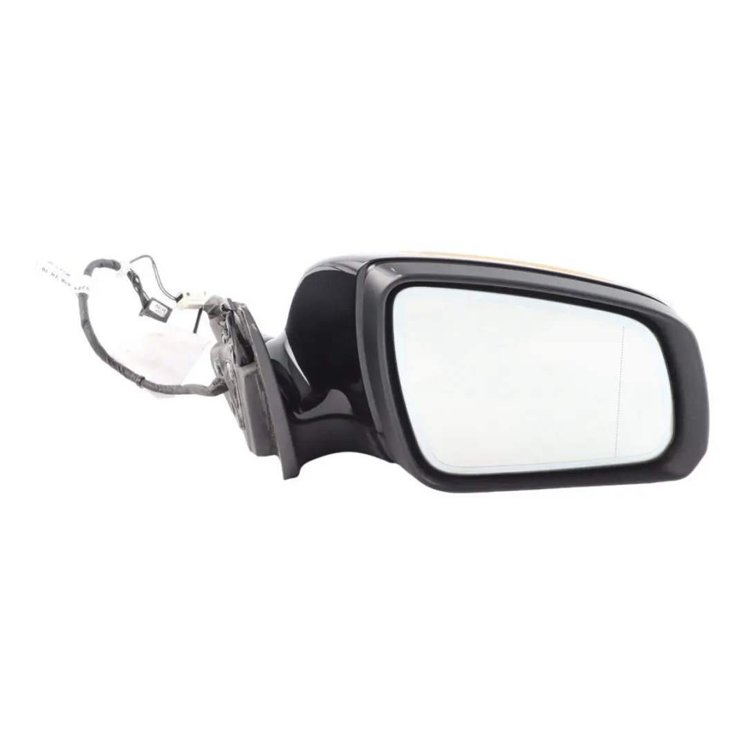 Mercedes W204 Wing Mirror Power Fold Door Right O/S Obsidian Black Metallic 197 - SKU RHD-A2048100476-OB2 - Part number A2048100476