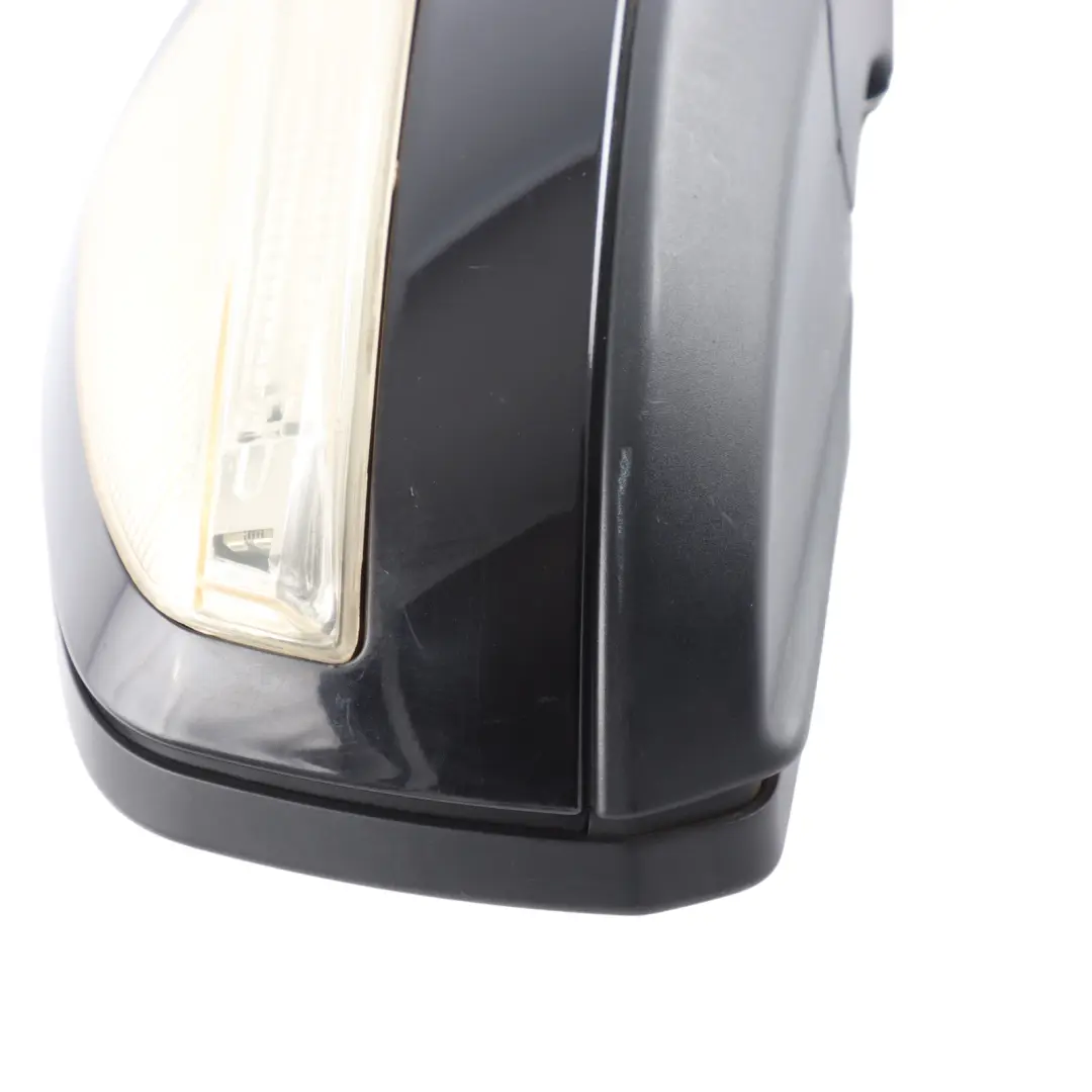 Mercedes W204 Wing Mirror Power Fold Door Right O/S Obsidian Black Metallic 197 - SKU RHD-A2048100476-OB2 - Part number A2048100476