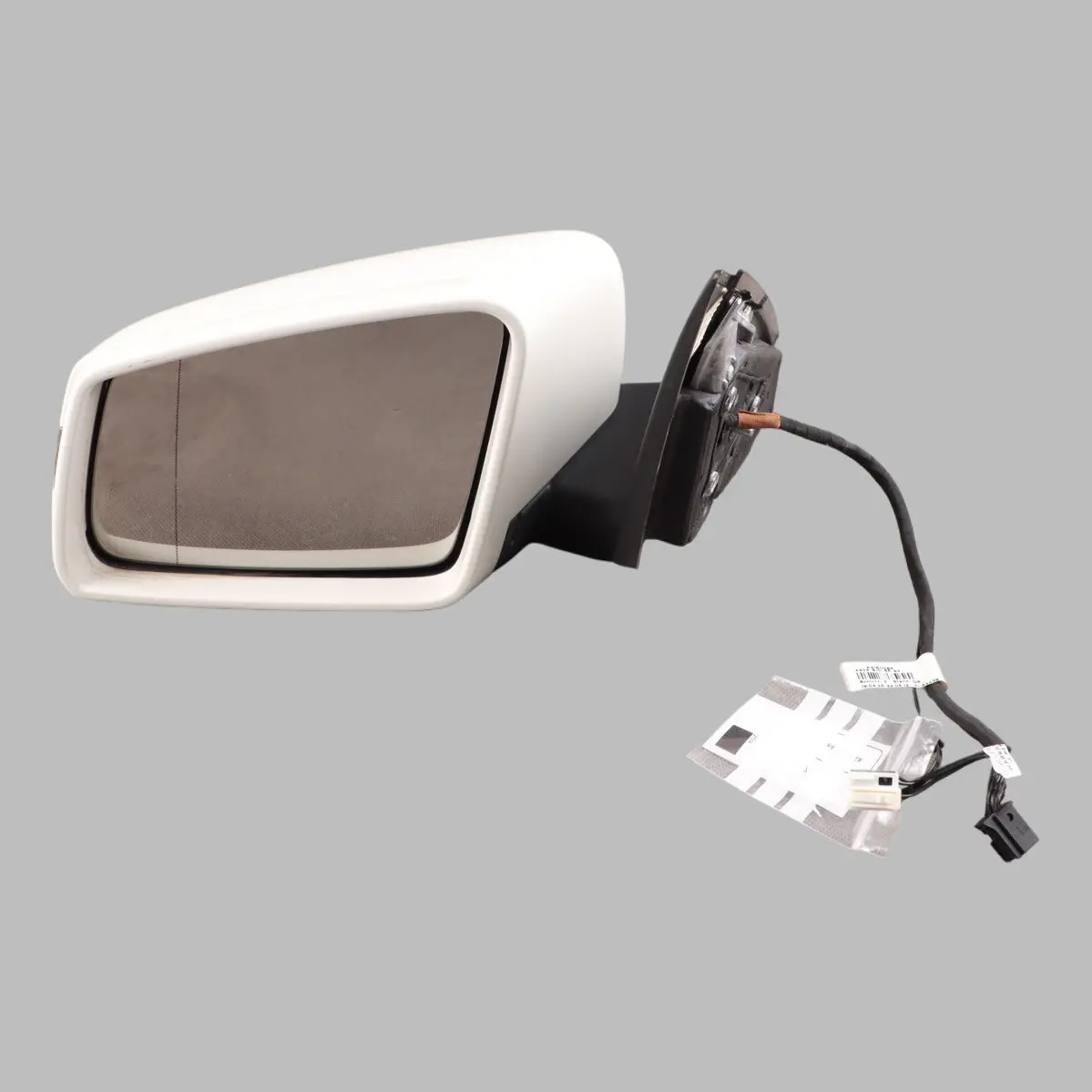 Mercedes W204 Door Wing Mirror Power Fold Left N/S Calcite White - 650