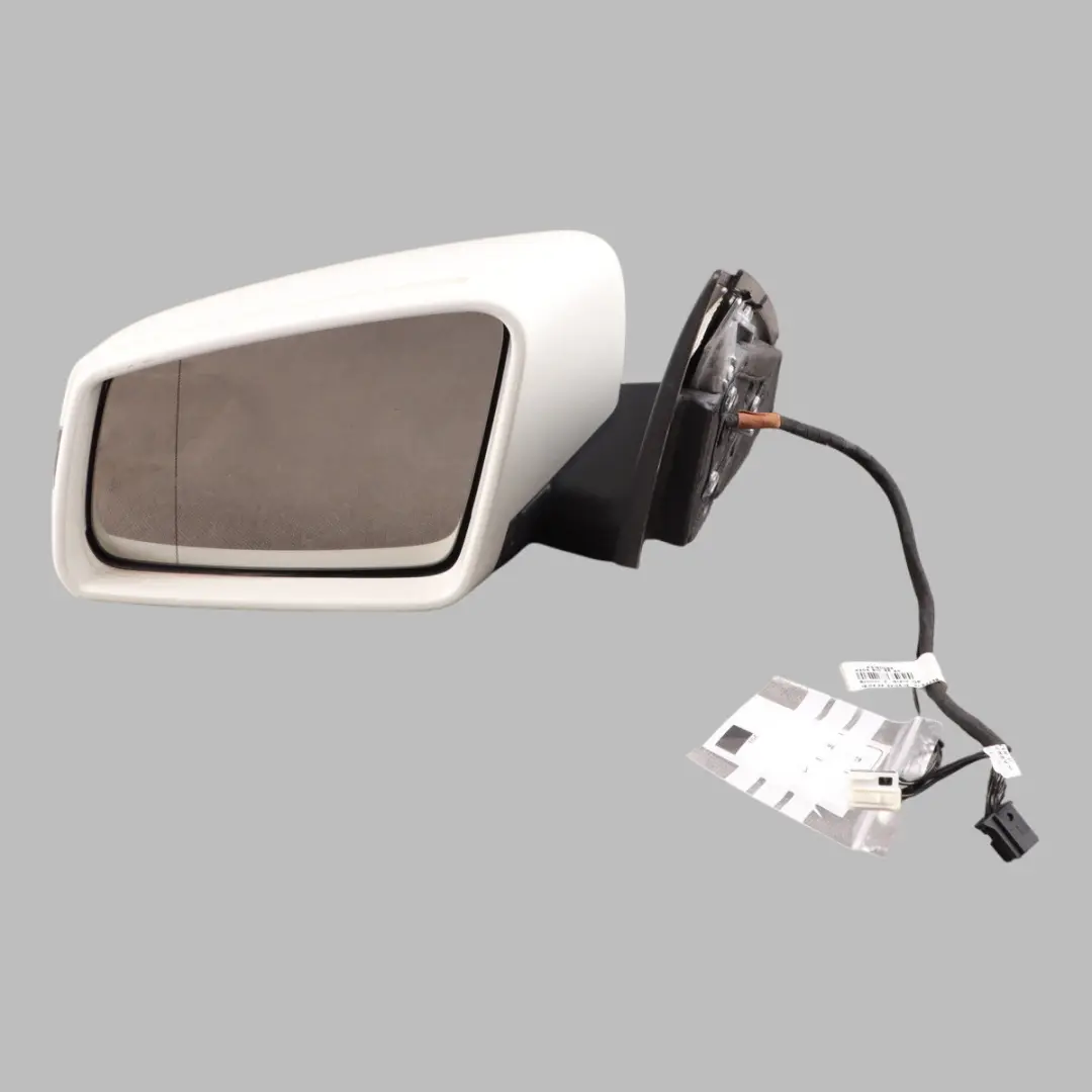 Door Wing Mirror Power Fold Left N/S Calcite White - 650 to Mercedes W204 with Part number A2048102976 Mercedes W204 Door Wing Mirror Power Fold Left N/S Calcite White - 650 - SKU RHD-A2048102976-CW - Part number A2048102976