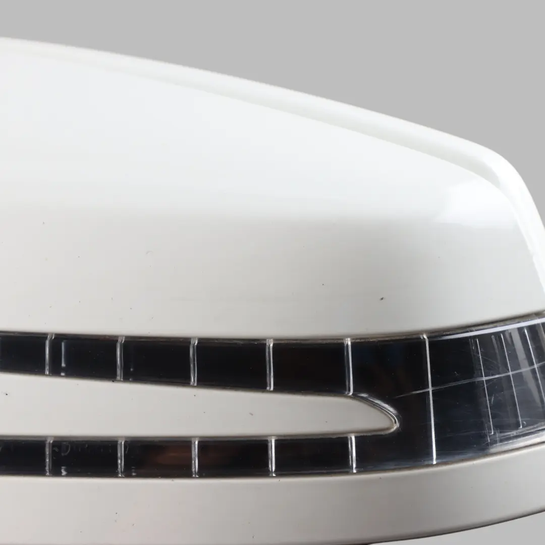 Mercedes W204 Door Wing Mirror Power Fold Left N/S Calcite White - 650 - SKU RHD-A2048102976-CW - Part number A2048102976