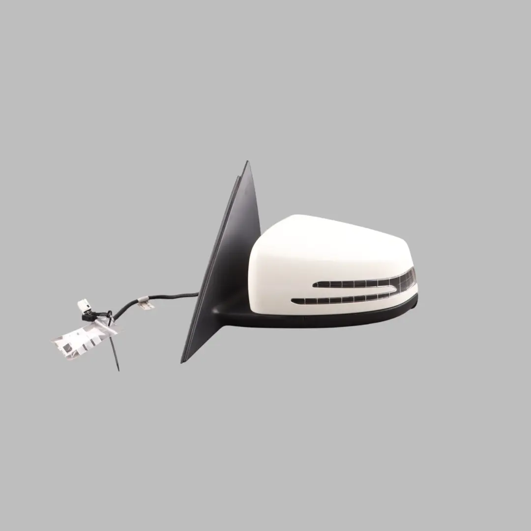 Mercedes W204 Door Wing Mirror Power Fold Left N/S Calcite White - 650 - SKU RHD-A2048102976-CW - Part number A2048102976