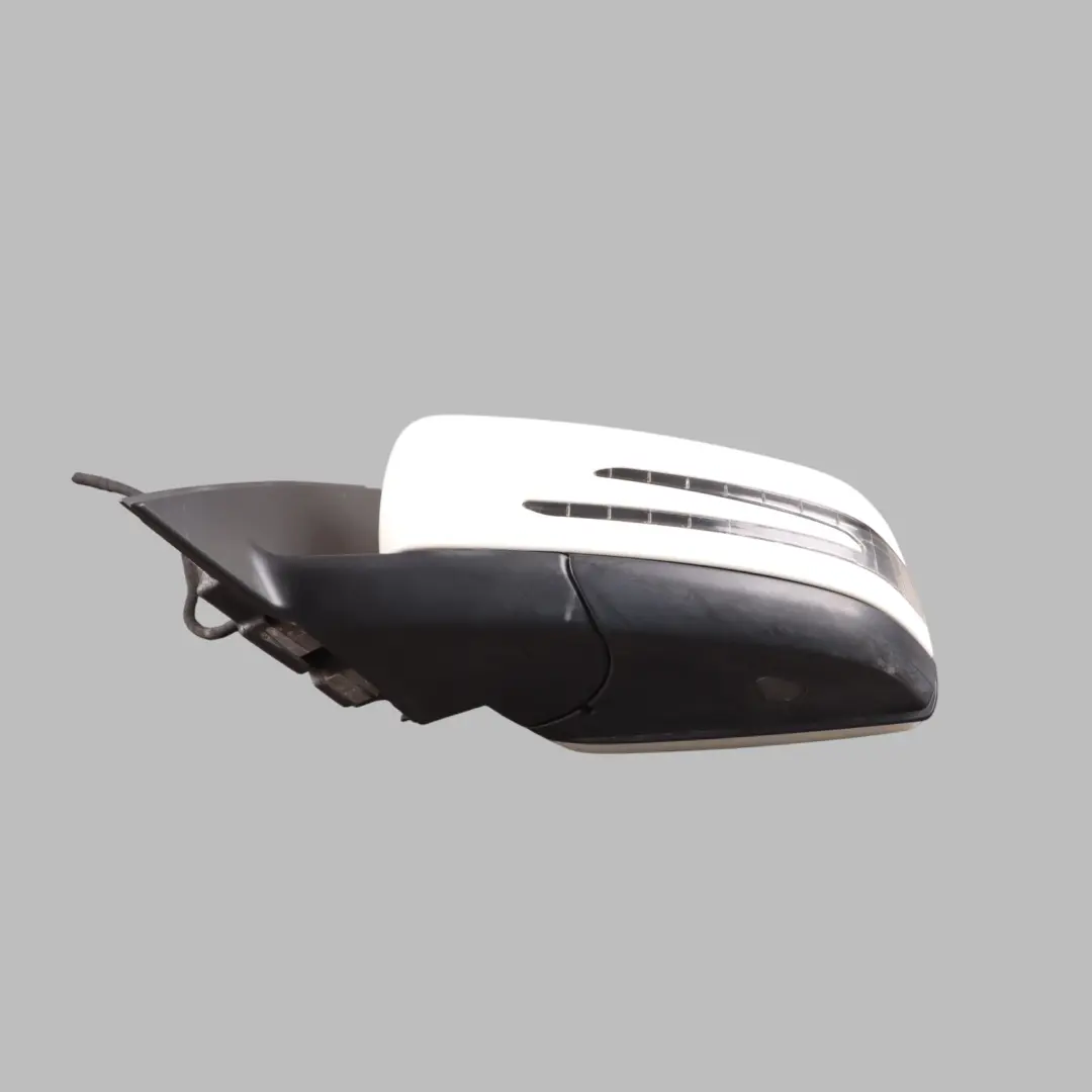 Mercedes W204 Door Wing Mirror Power Fold Left N/S Calcite White - 650 - SKU RHD-A2048102976-CW - Part number A2048102976