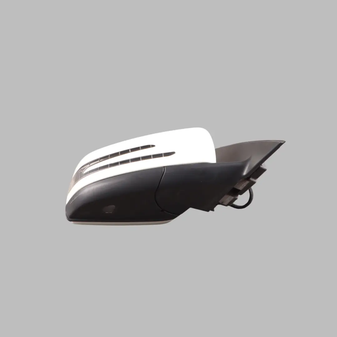 Wing Mirror Power Fold Door Right O/S Calcite White - 650 to Mercedes W204 with Part number A2048103076 Mercedes W204 Wing Mirror Power Fold Door Right O/S Calcite White - 650 - SKU RHD-A2048103076-CW - Part number A2048103076